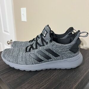 Size 10 - Adidas Lite Racer BYD Grey Black Used Like New Condition